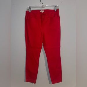 Lila Rose Bright Red Slacks